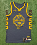 Steph Curry Golden State Warriors Jersey #30 Nike VaporKnit Authentic Gray Size 44 (M) NBA