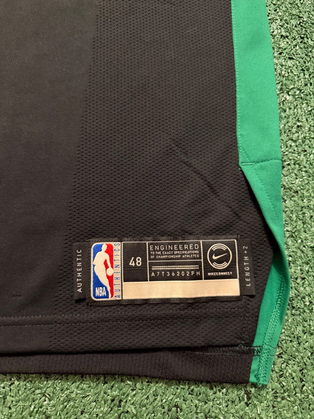 Jaylen Brown Boston Celtics Jersey #7 Nike Vaporknit Authentic Black Size 48 (Large) NBA