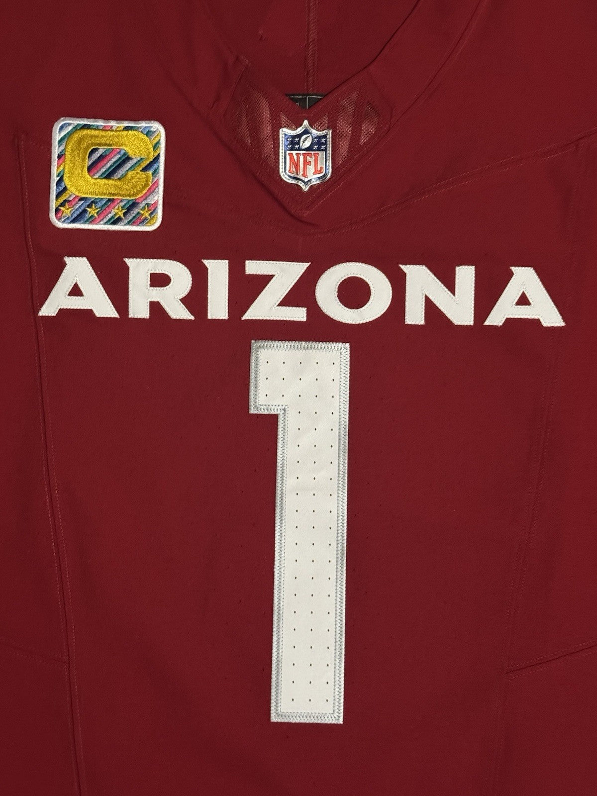 Kyler Murray Arizona Cardinals Jersey #1 Nike Vapor FUSE Elite red Size 44 (Large) NFL