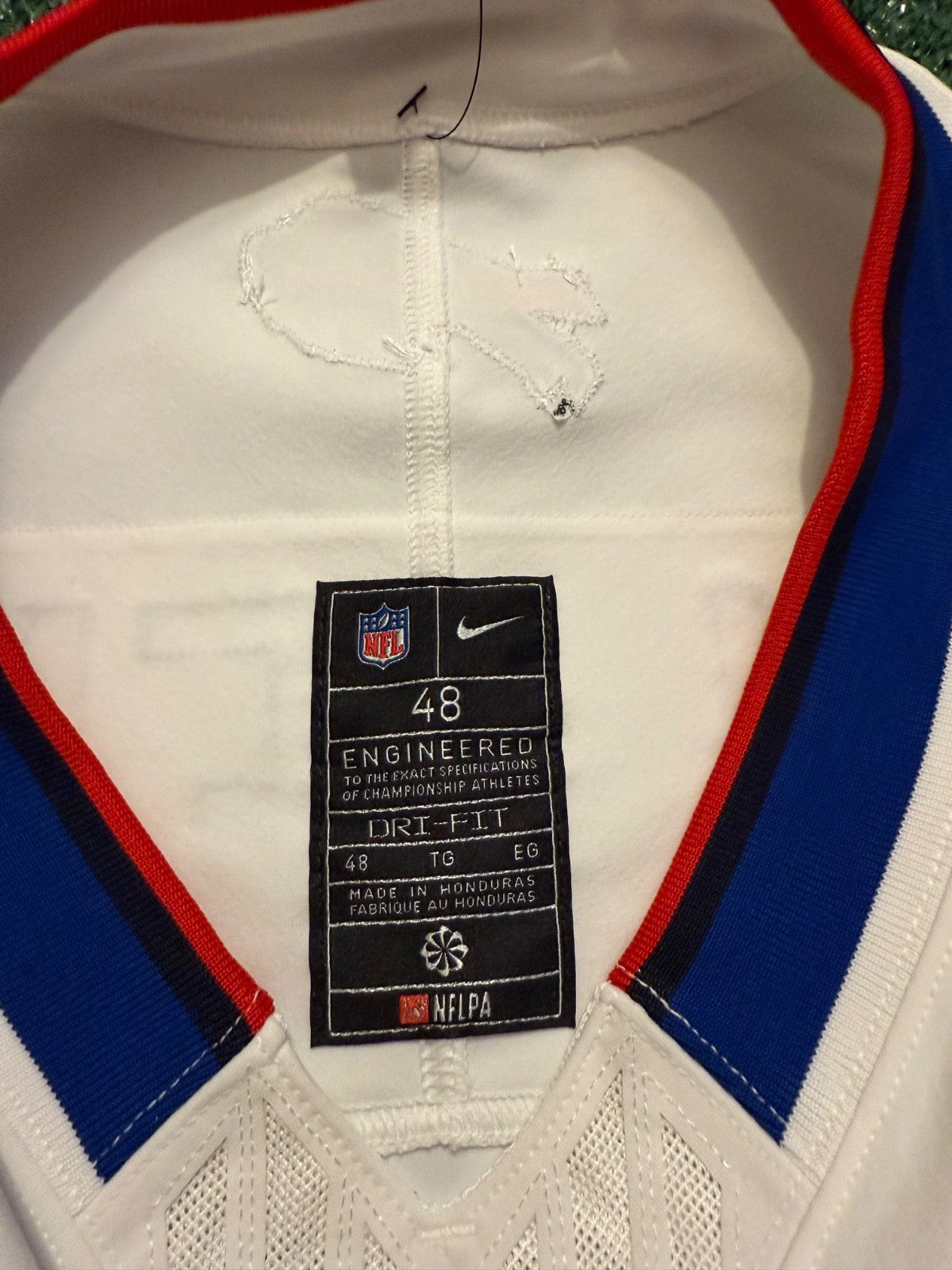 Josh Allen Buffalo Bills Jersey #17 Nike Vapor Fuse Elite White Size 48 (XL) NFL