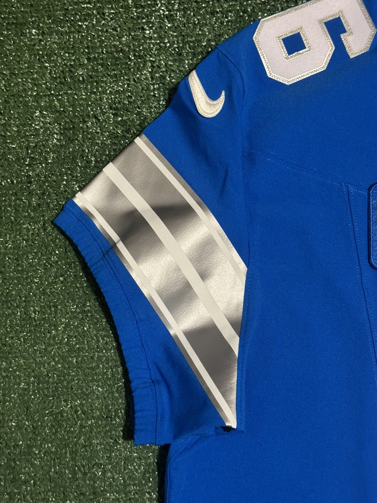 Jared Goff Detroit Lions Jersey #16  Nike Vapor FUSE Elite Blue Size 48 (XL) NFL