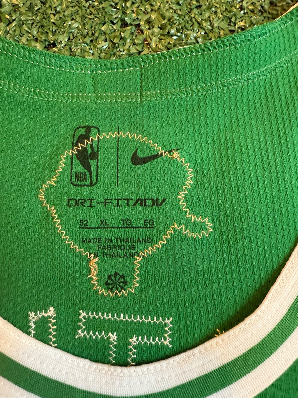 Jayson Tatum Boston Celtics Jersey #0 Nike ADV Authentic Green Size 52 (XL) NBA