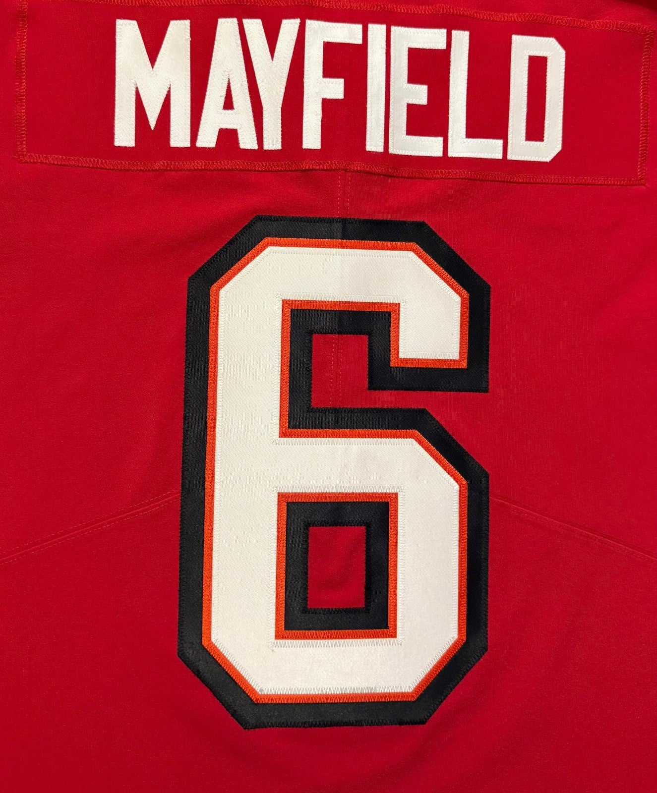 Baker Mayfield Tampa Bay Buccaneers Jersey #6 Nike Vapor Elite Red size 40 (Medium) NFL