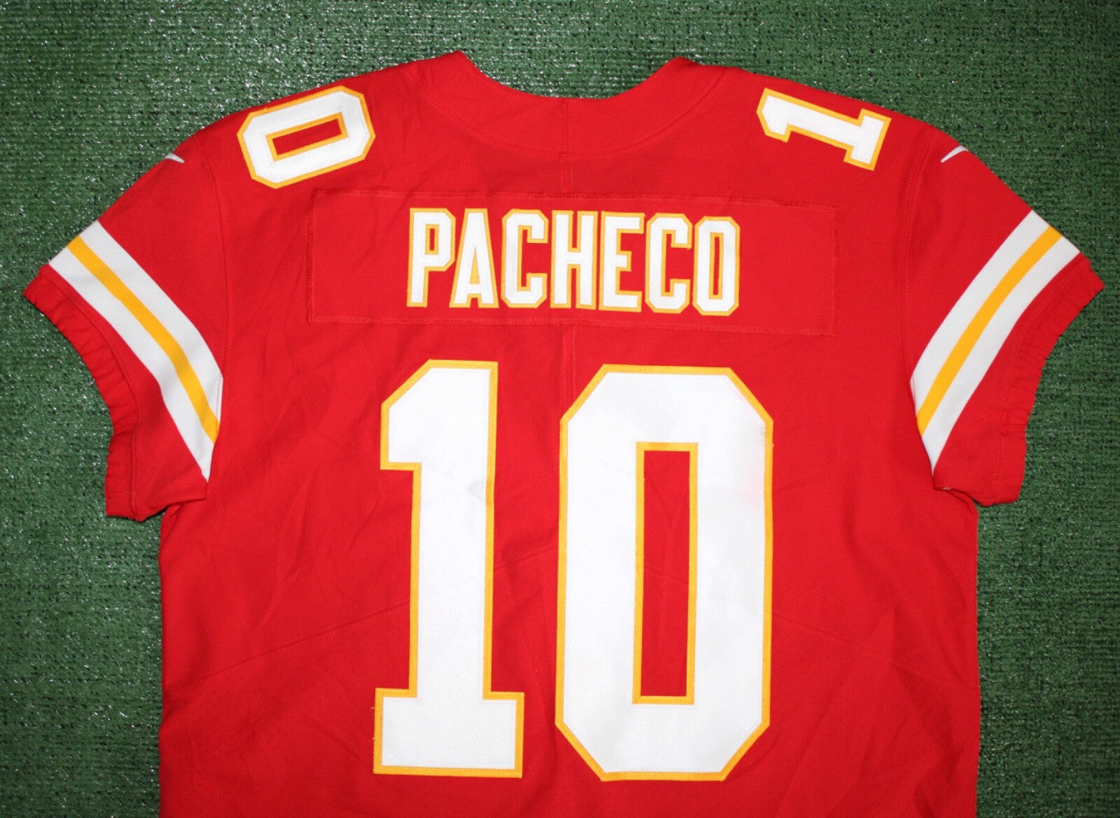 Isiah Pacheco Kansas City Chiefs Jersey #10 Nike Vapor Elite Red Size 48 (XL) NFL