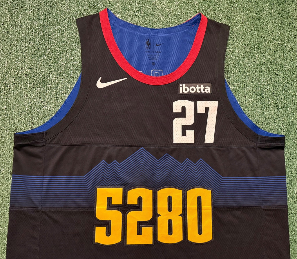Jamal Murray Denver Nuggets Jersey #27 Nike ADV Authentic Black Size 52 (XL) NBA