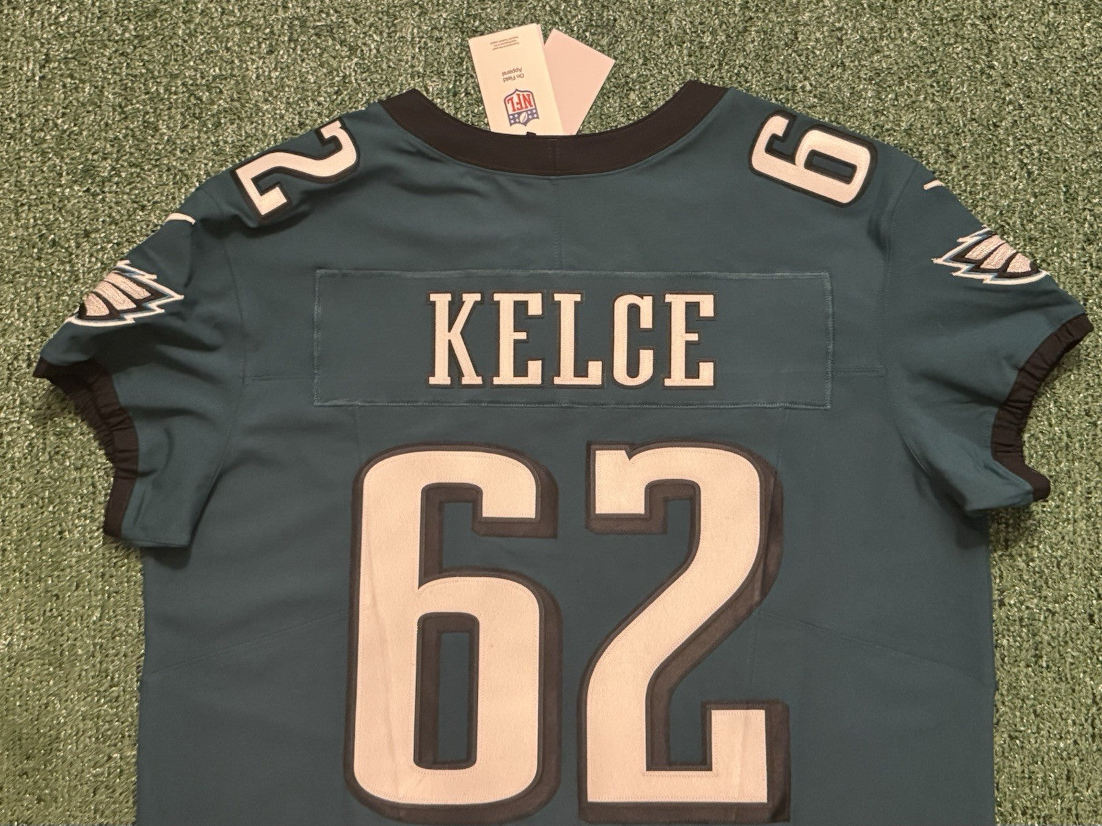 Jason Kelce Philadelphia Eagles Jersey #62 Nike Vapor FUSE Elite Green Size 48 (XL) NFL