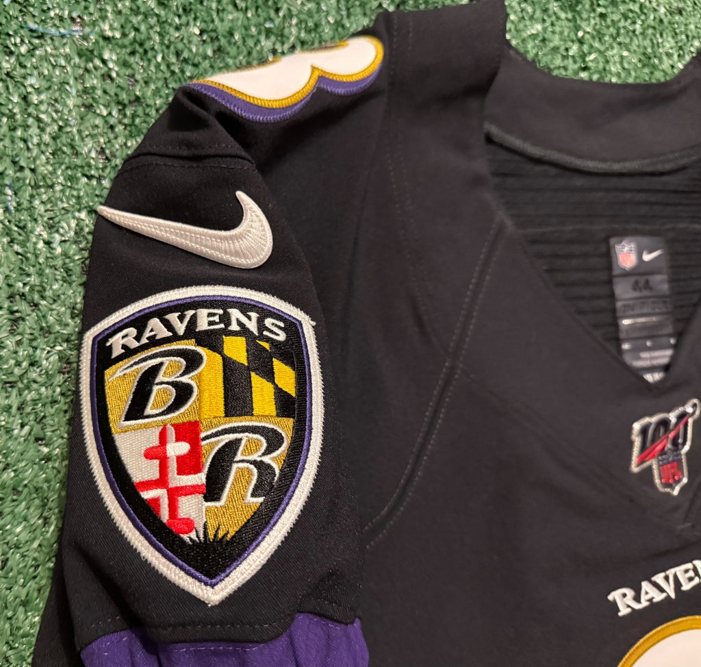 Lamar Jackson Baltimore Ravens Jersey #8 Nike Vapor Elite Black Size 44 (L) NFL