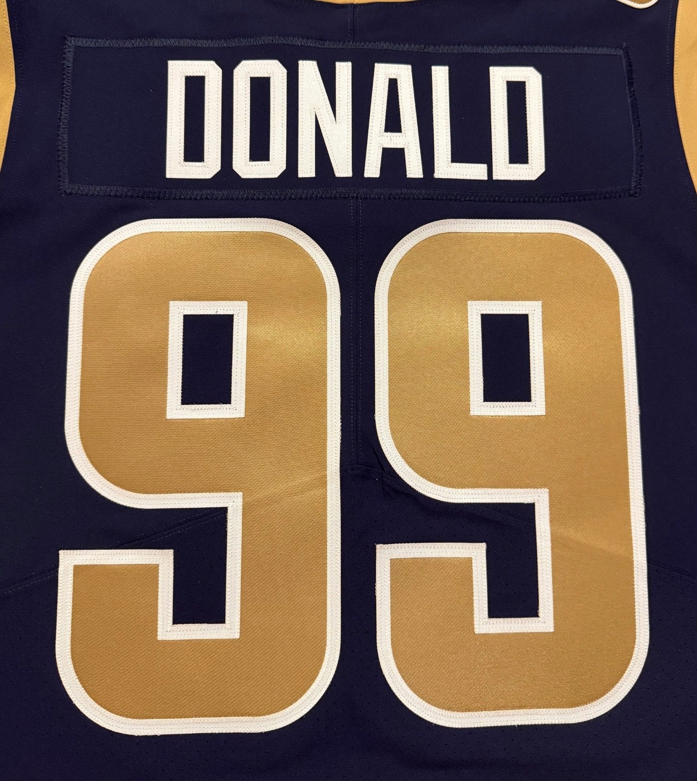 Aaron Donald Los Angeles Rams Jersey #99 Nike Vapor Elite Blue Size 44 (Large) NFL