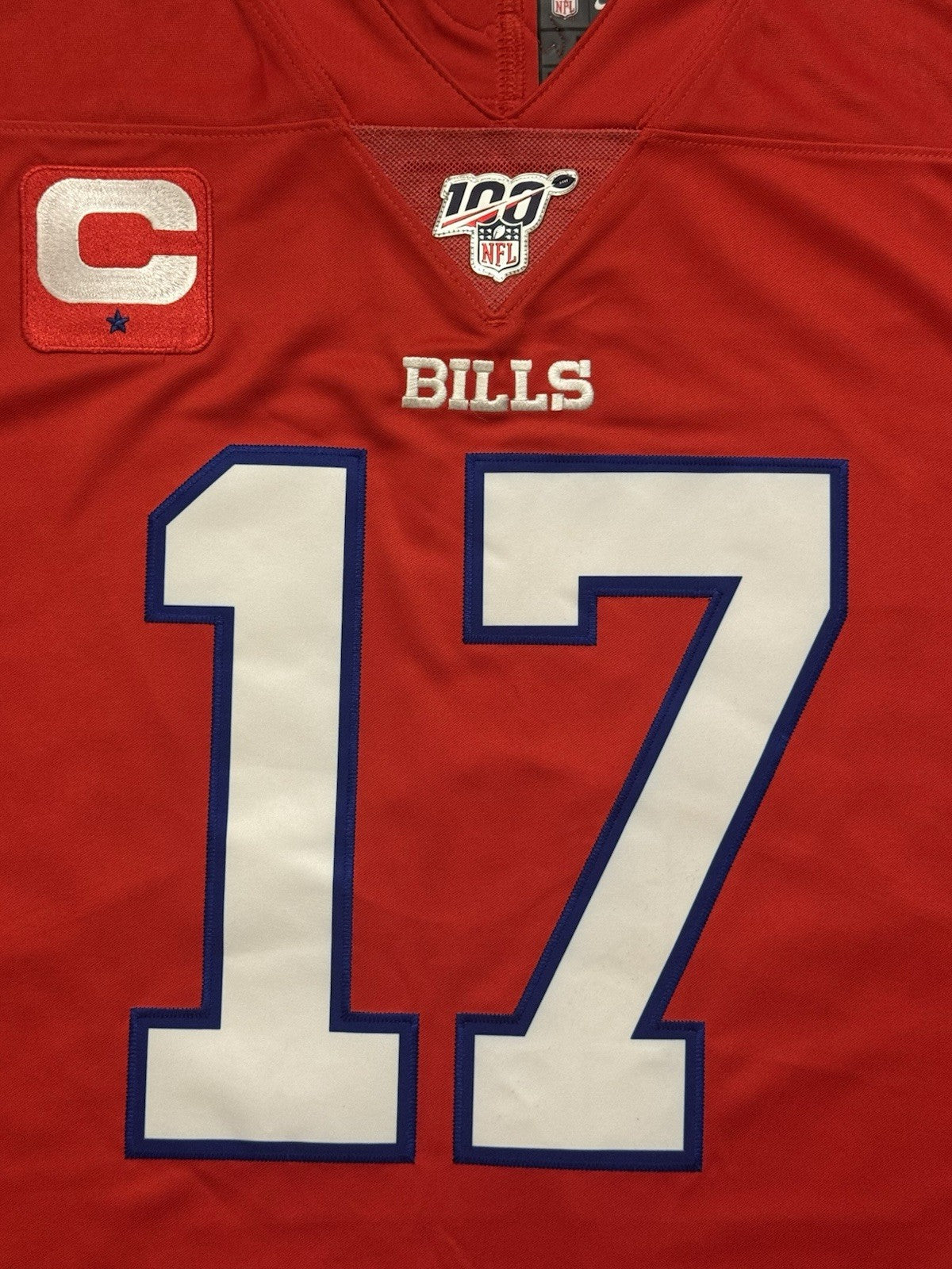Josh Allen Buffalo Bills Jersey #17 Nike Vapor Limited Red Size M NFL