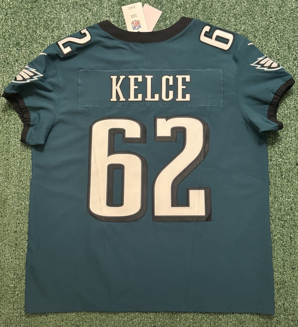 Jason Kelce Philadelphia Eagles Jersey #62 Nike Vapor FUSE Elite Green Size 48 (XL) NFL