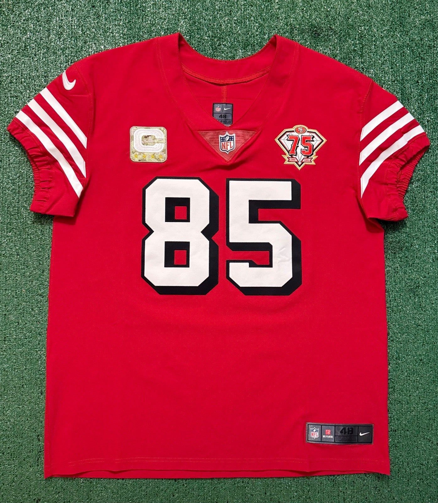George Kittle San Francisco 49ers
Jersey #85 Nike Vapor Elite red
Size 48 (XL) NFL