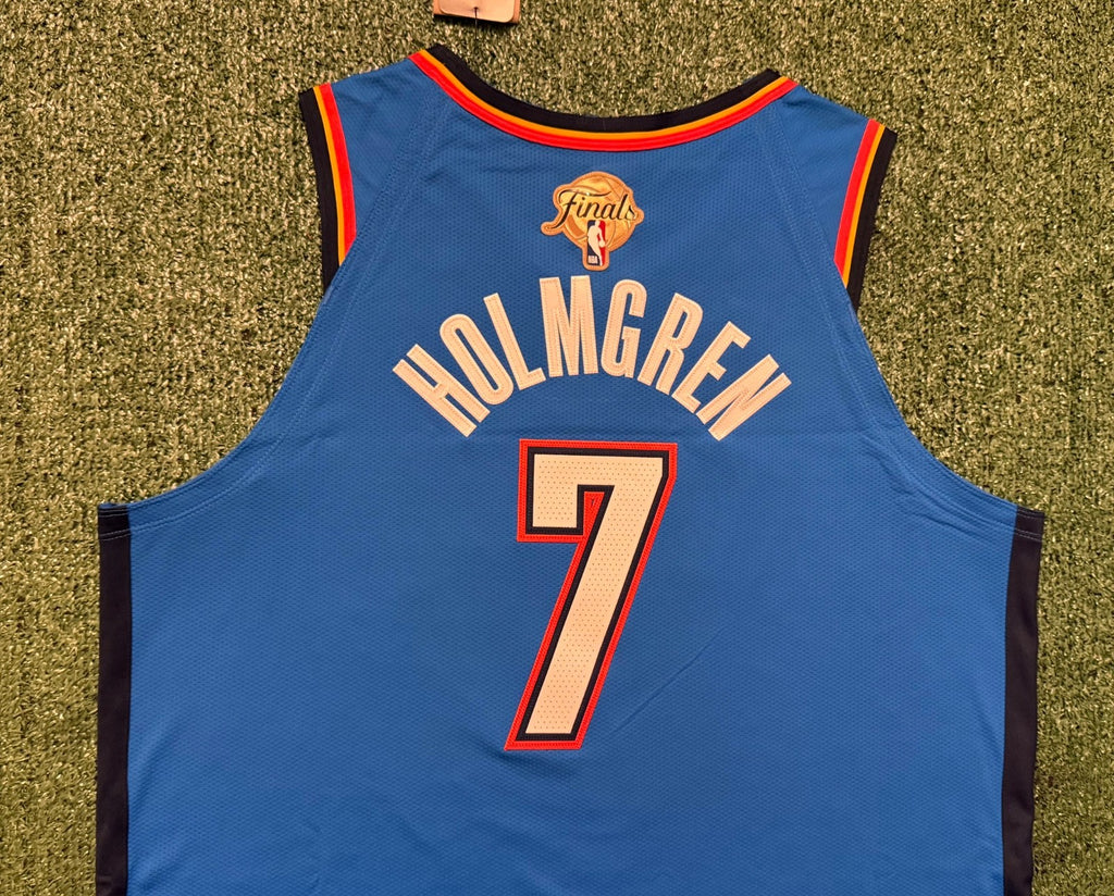 Chet Holmgren Oklahoma City Thunder Jersey #7 Nike ADV Authentic Blue Size 52 (XL) NBA
