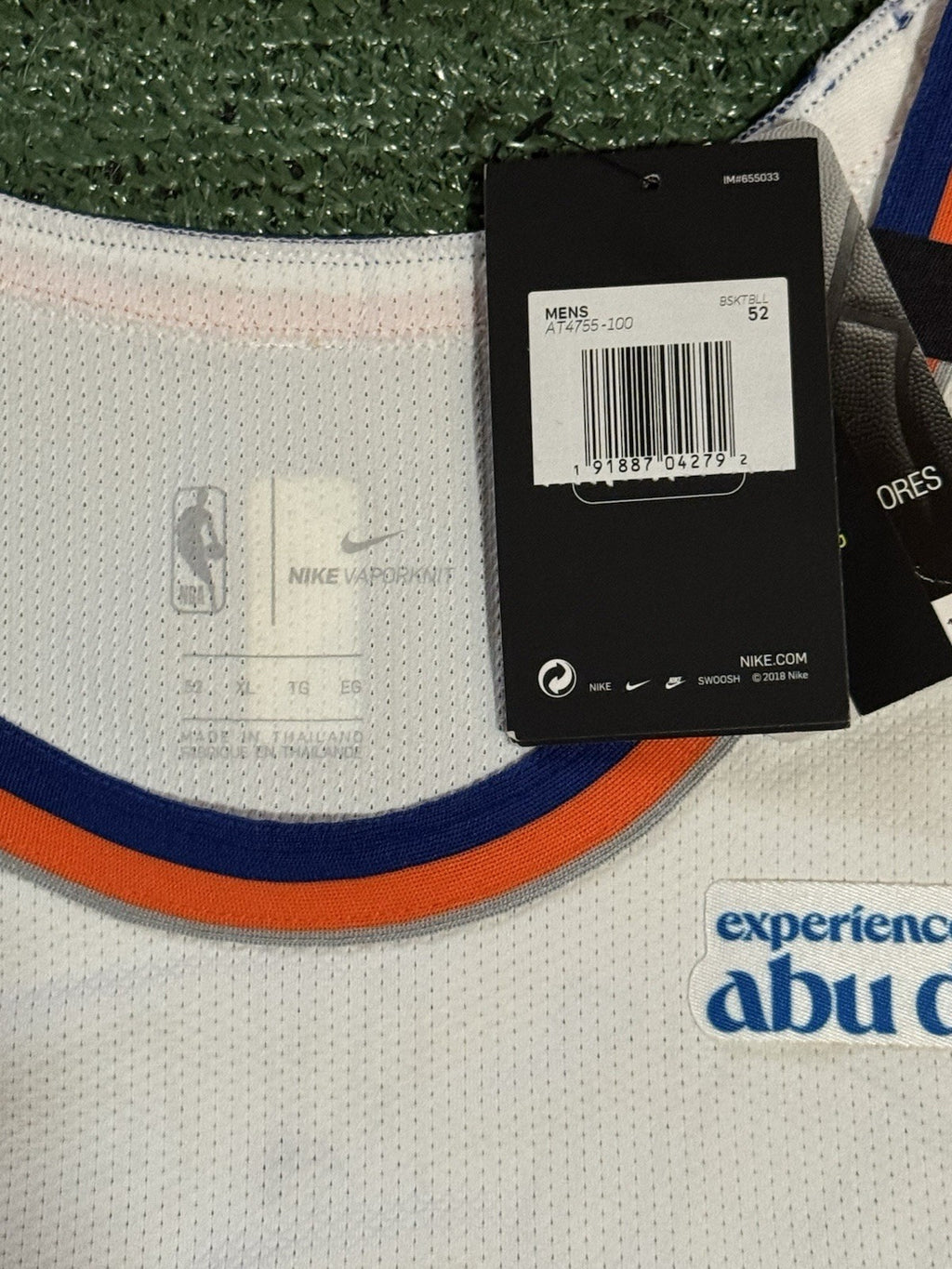 Jalen Brunson New York Knicks Jersey #11 Nike VaporKnit Authentic White Size 52 (XL) NBA
