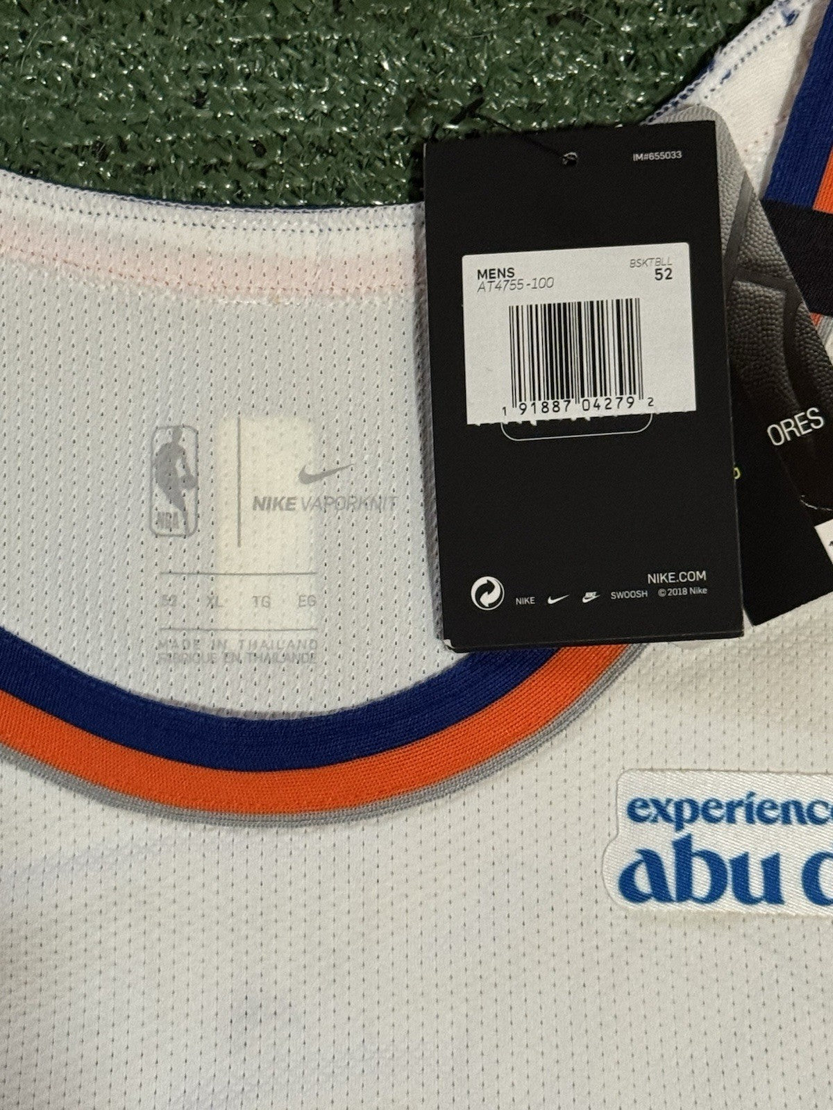 Jalen Brunson New York Knicks Jersey #11 Nike VaporKnit Authentic White Size 52 (XL) NBA