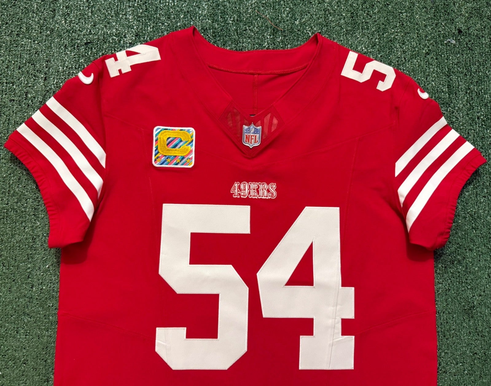 Fred Warner San Francisco 49ers
Jersey #54 Nike Vapor FUSE Elite red Size 44 (Large) NFL