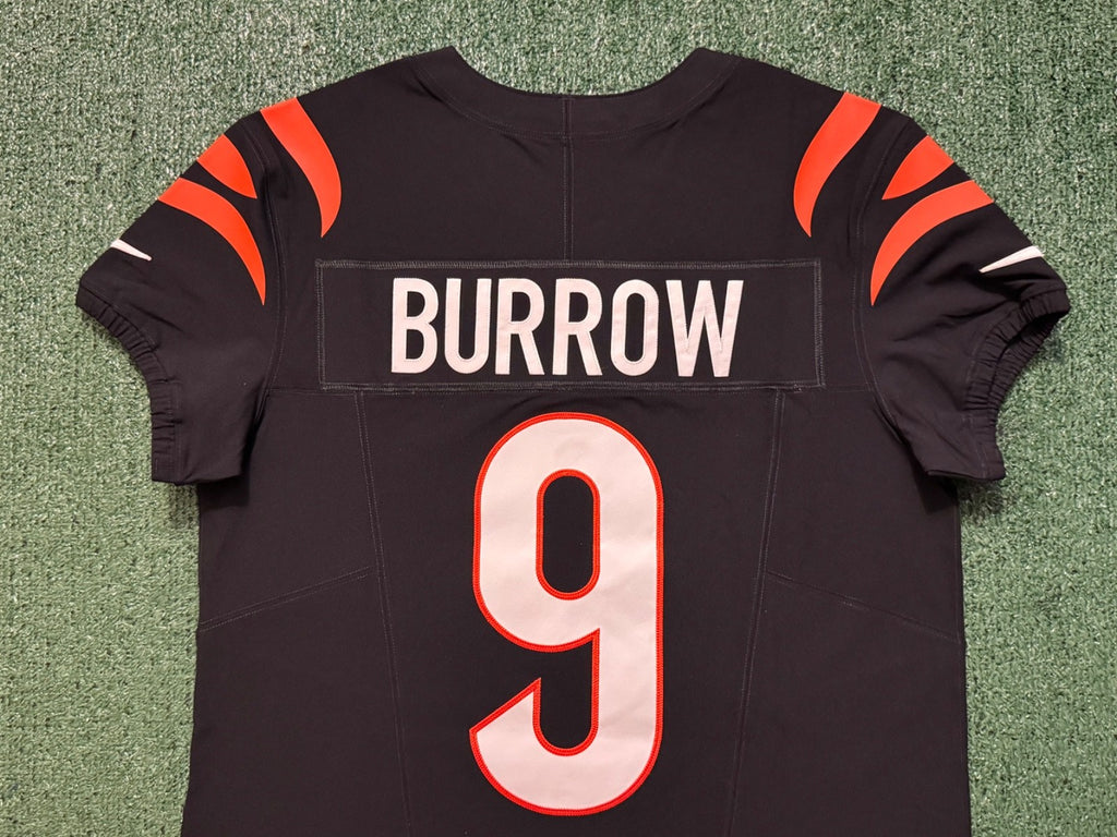 Joe Burrow Cincinnati Bengals Jersey #9 Nike Vapor FUSE Elite Black Size 44 (L) NFL