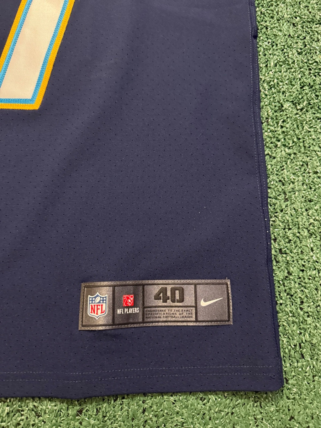 Philip Rivers Los Angeles Chargers Jersey #17 Nike Vapor Elite Navy Size 40 (M) NFL