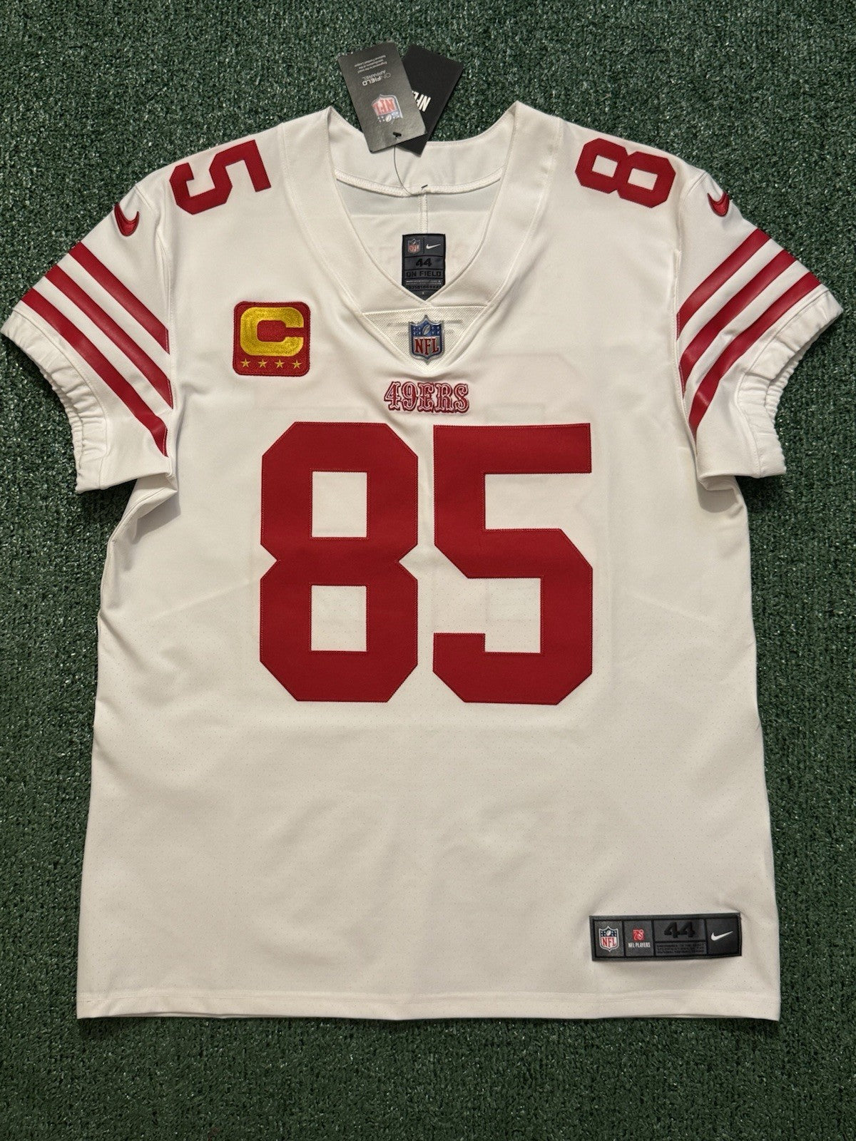 George Kittle San Francisco 49ers
Jersey #85 Nike Vapor Elite white
Size 44 (Large) NFL