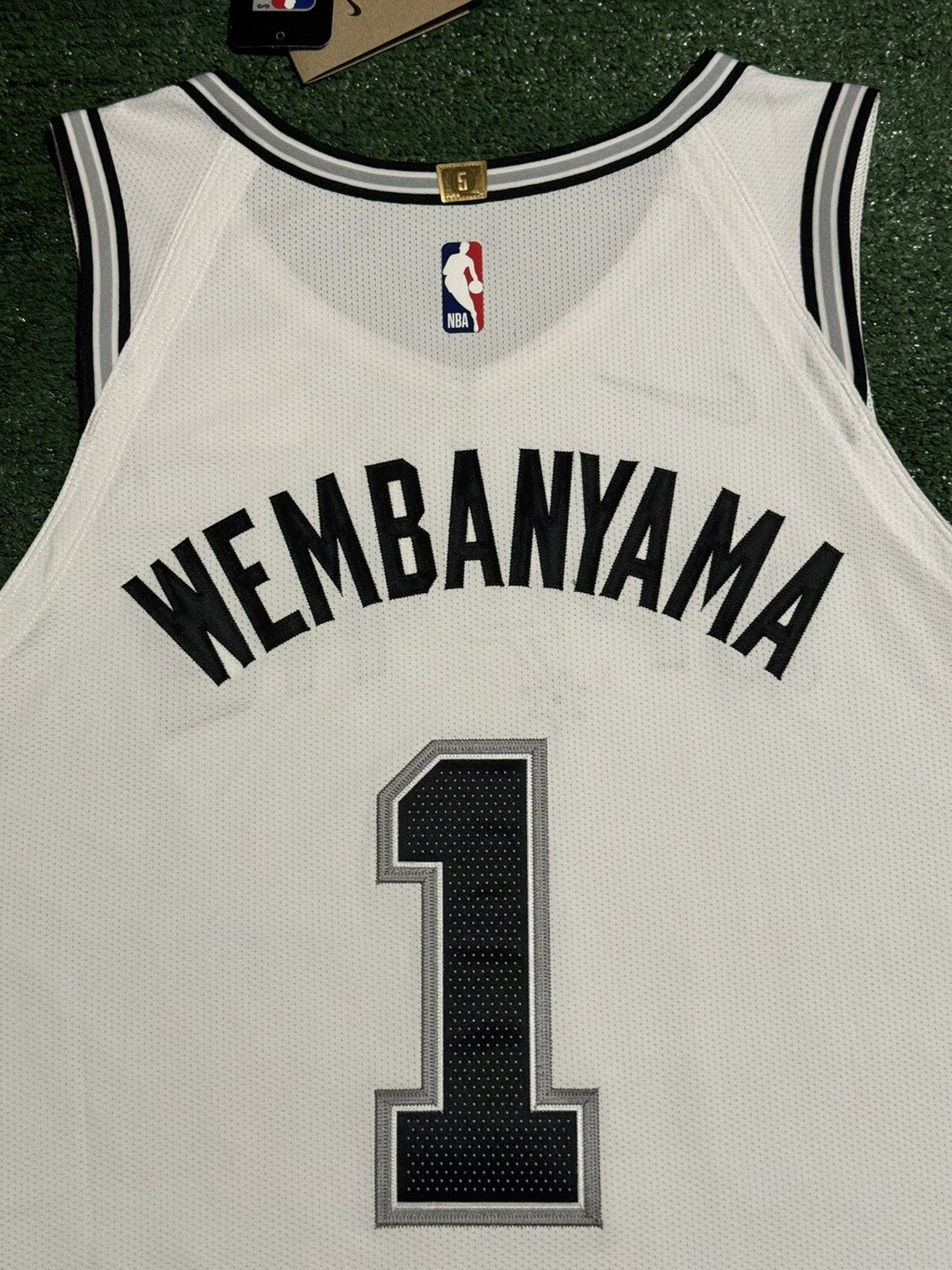 Victor Wembanyama San Antonio Spurs Jersey #1 Nike ADV Authentic White Size 52 (XL) NBA