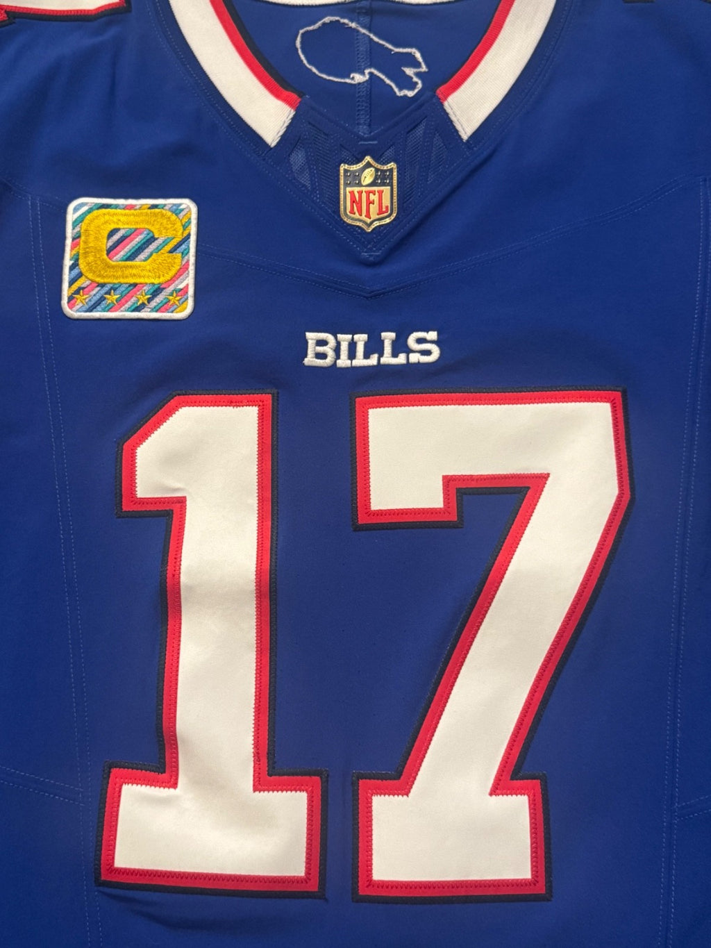 Josh Allen Buffalo Bills Jersey #17 Nike Vapor Fuse Elite Blue Size 40 (M) NFL