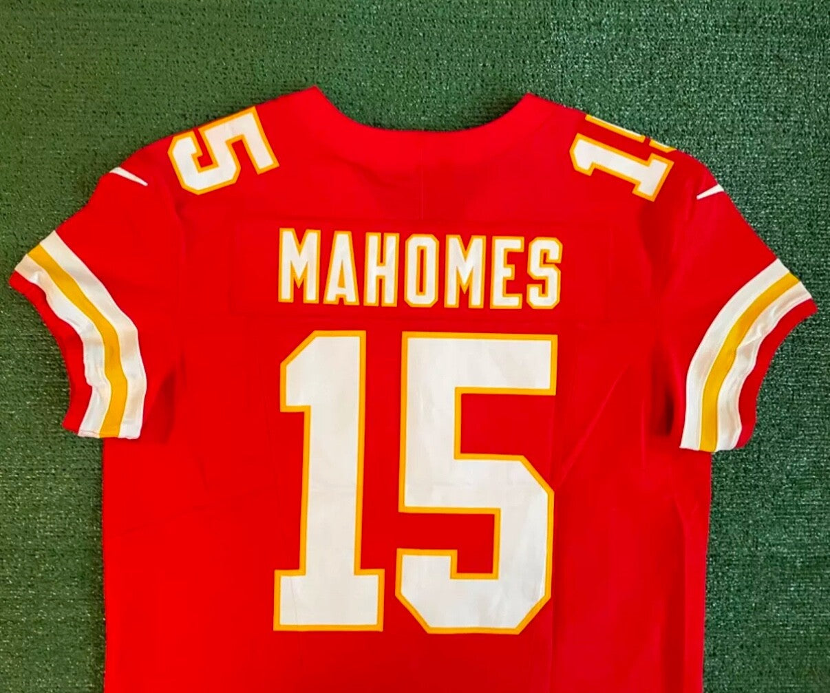 Patrick Mahomes Kansas City Chiefs Jersey #15 Nike Vapor FUSE Elite Red Size 48 (XL) NFL