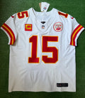 Patrick Mahomes Kansas City Chiefs Jersey #15 Nike Vapor FUSE Elite White Size 48 (XL) NFL