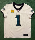 Jalen Hurts Philadelphia Eagles Jersey #1 Nike Vapor FUSE Elite White size 44 (Large) NFL