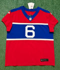 Jaxson Dart New York Giants Jersey #6 Nike Vapor FUSE Elite Red Size 48 (XL) NFL