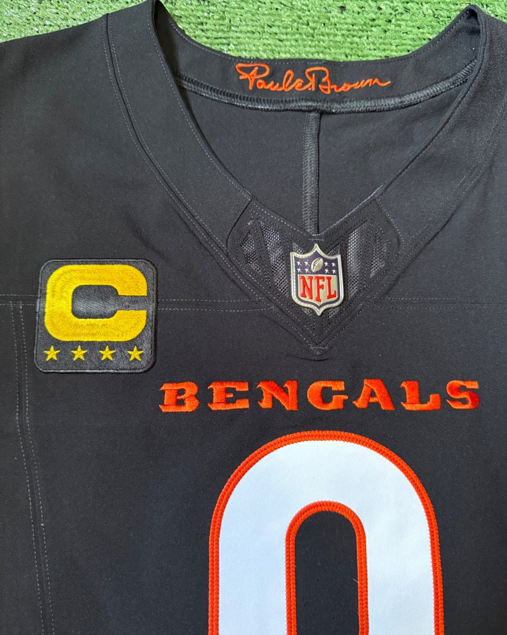 Joe Burrow Cincinnati Bengals Jersey #9 Nike Vapor FUSE Elite Black Size 48 (XL) NFL