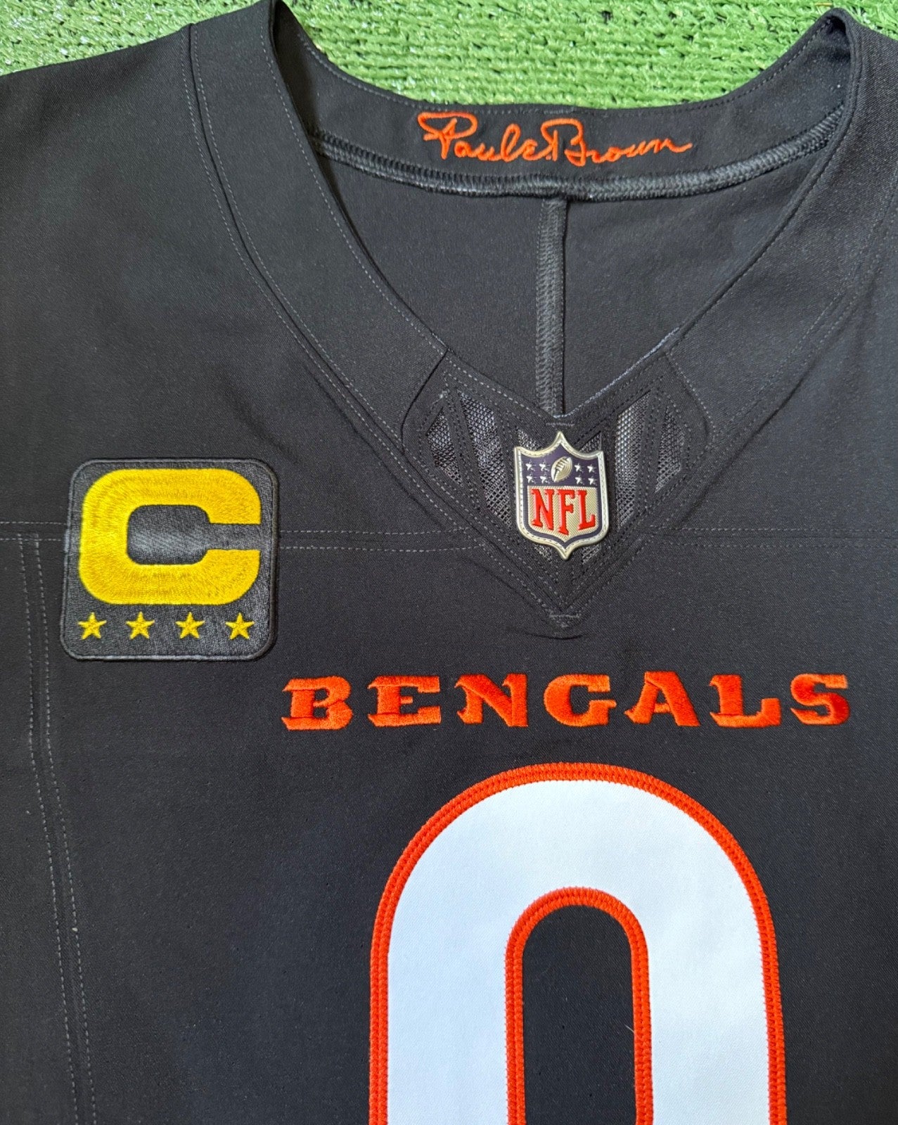Joe Burrow Cincinnati Bengals Jersey #9 Nike Vapor FUSE Elite Black Size 48 (XL) NFL