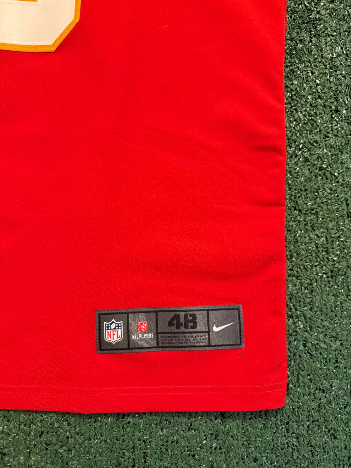 Chris Jones Kansas City Chiefs Jersey #95 Nike Vapor Elite Red Size 48 (XL) NFL