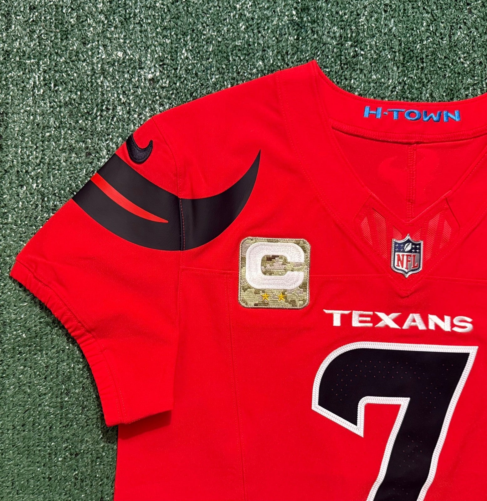CJ Stroud Houston Texans Jersey #7 Nike Vapor Fuse Elite Red Size 40 (M) NFL