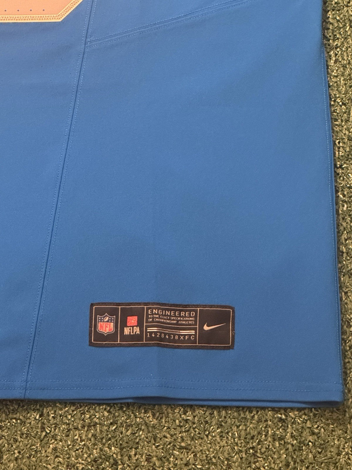 Jared Goff Detroit Lions Jersey #16  Nike Vapor FUSE Elite Blue Size 48 (XL) NFL