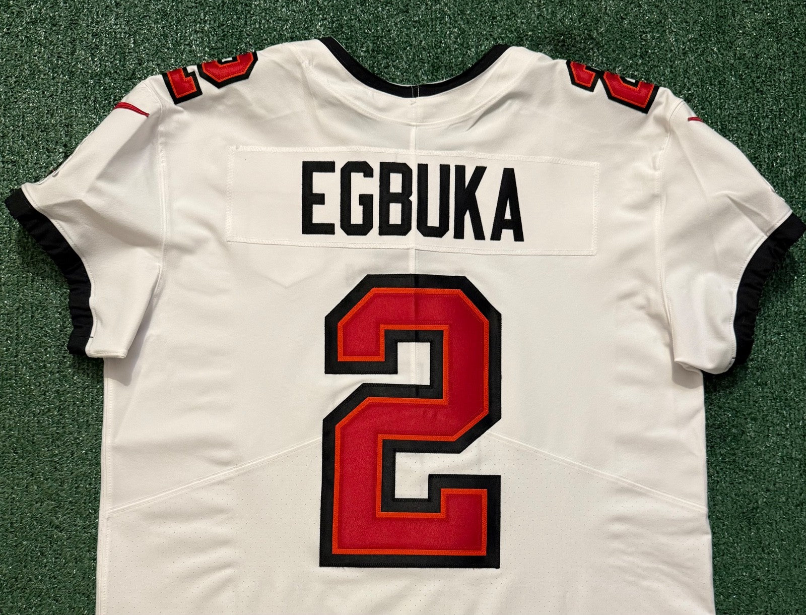 Emeka Egbuka Tampa Bay Buccaneers Jersey #2 Nike Vapor Elite White Size 48 (XL) NFL