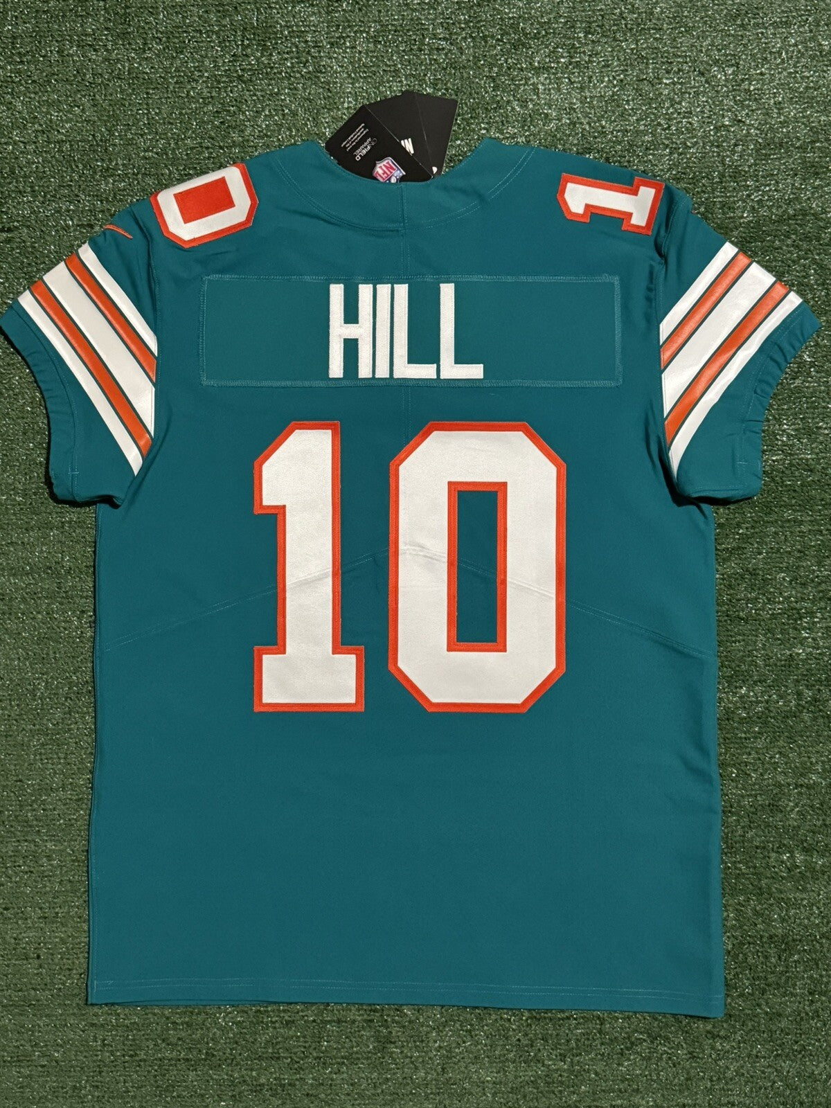 Tyreek Hill Miami Dolphins Jersey #10 Nike Vapor Elite Blue Size 44 (L) NFL