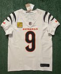 Joe Burrow Cincinnati Bengals Jersey #9 Nike Vapor FUSE Elite White Size 40 (M) NFL