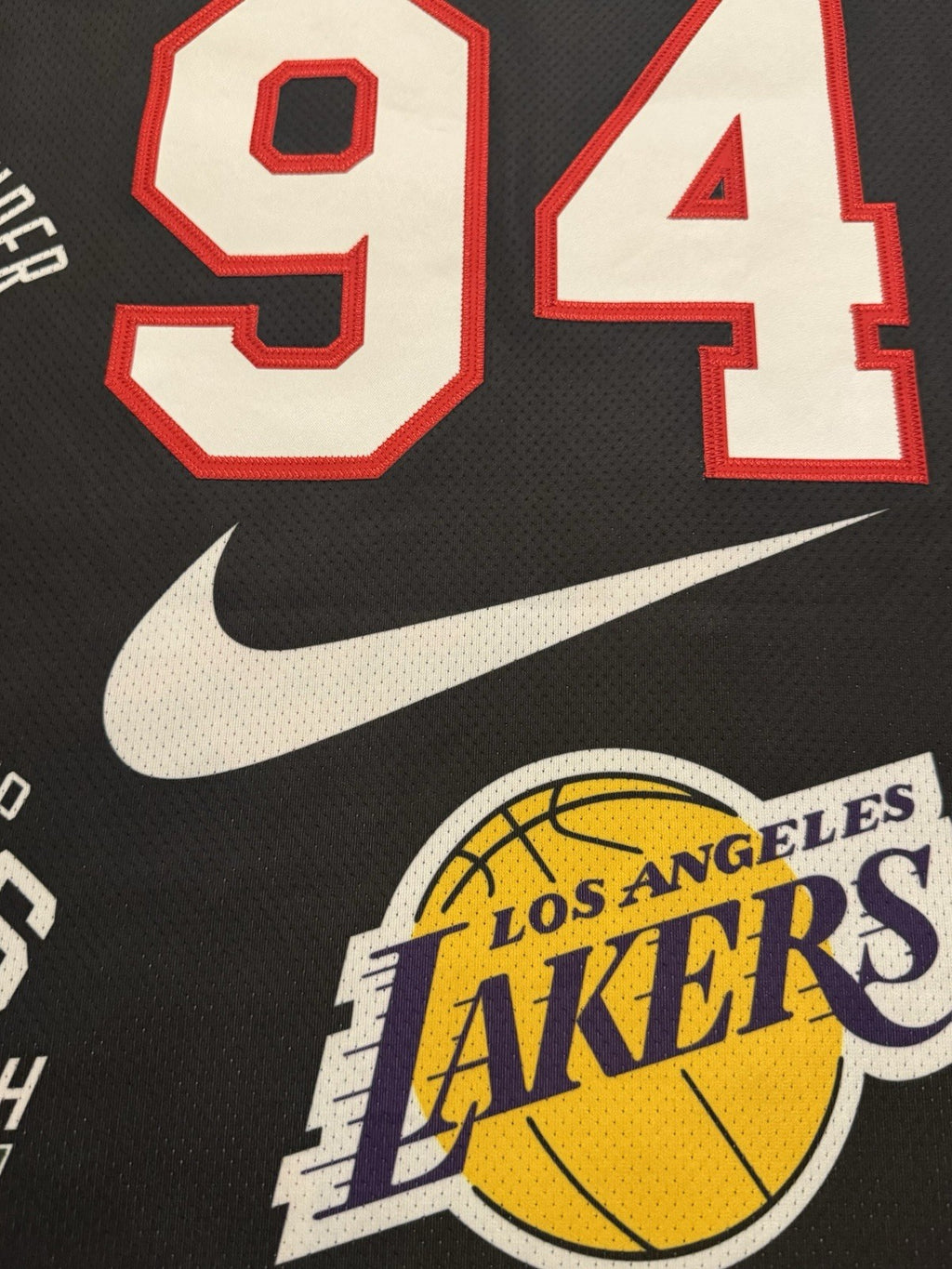 Authentic Supreme x NBA x Nike Aeroswift #94 Black Jersey Size 44/Medium