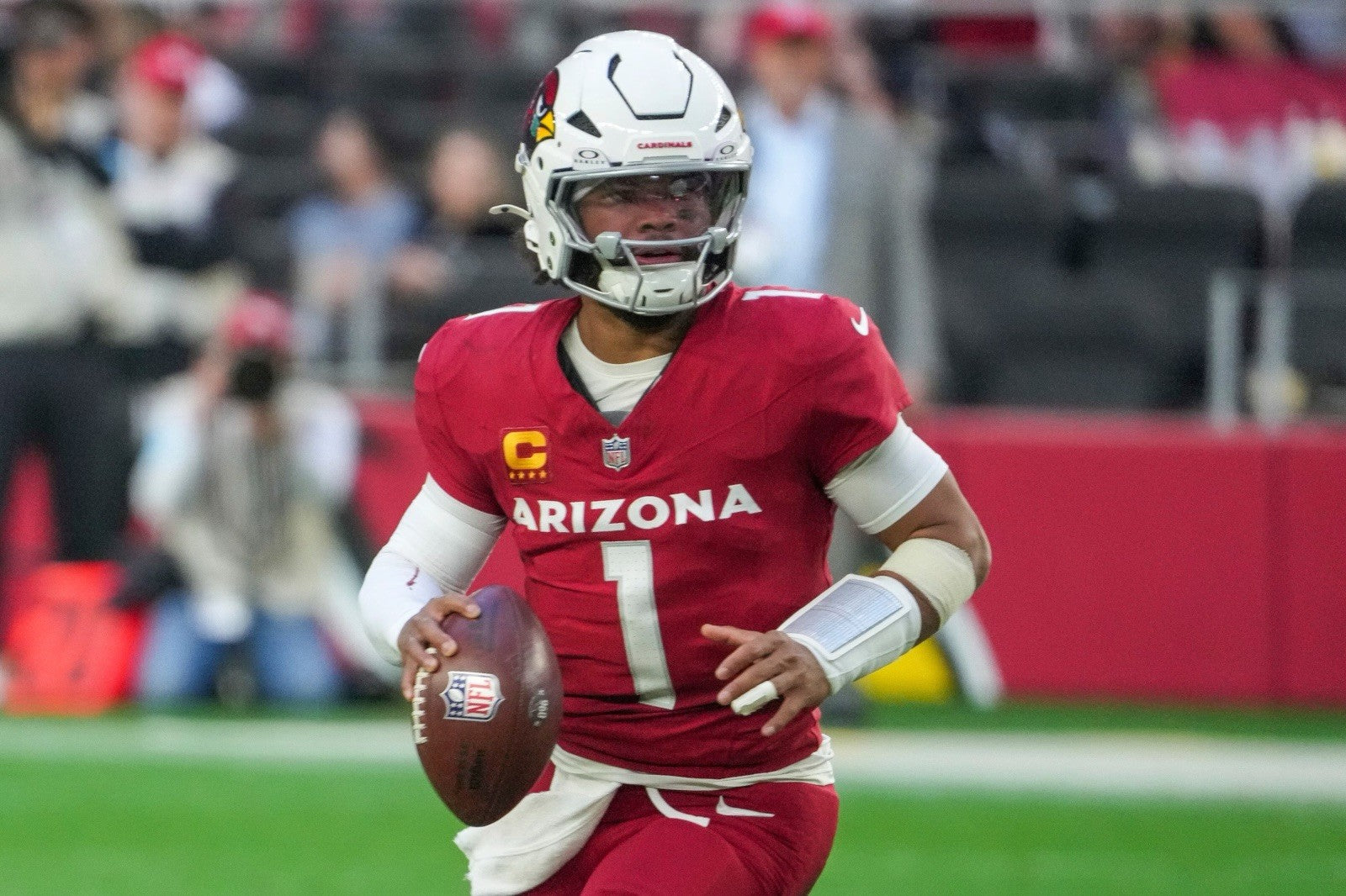 Kyler Murray Arizona Cardinals Jersey #1 Nike Vapor FUSE Elite red Size 44 (Large) NFL