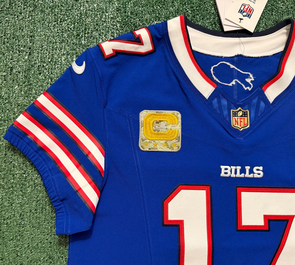 Josh Allen Buffalo Bills Jersey #17 Nike Vapor Fuse Elite Blue Size 40 (M) NFL