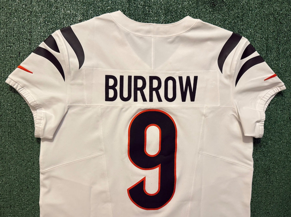 Joe Burrow Cincinnati Bengals Jersey #9 Nike Vapor FUSE Elite White Size 48 (XL) NFL