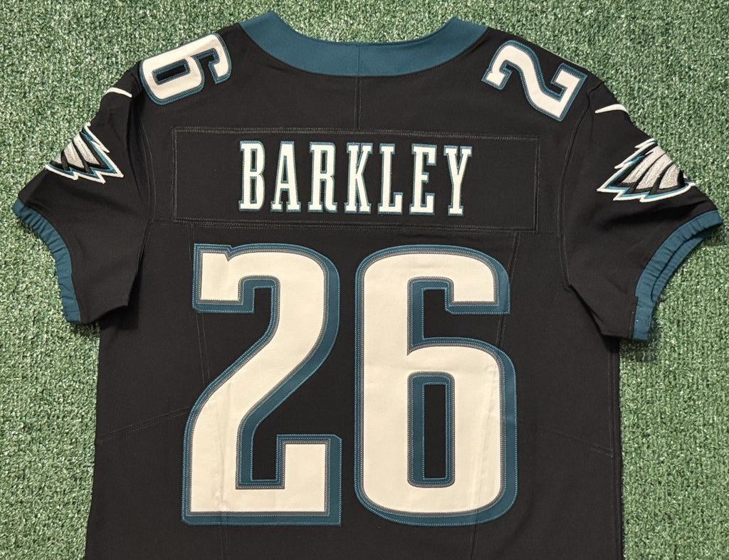 Saquon Barkley Philadelphia Eagles Jersey #26 Nike Vapor FUSE Elite Black size 40 (medium) NFL