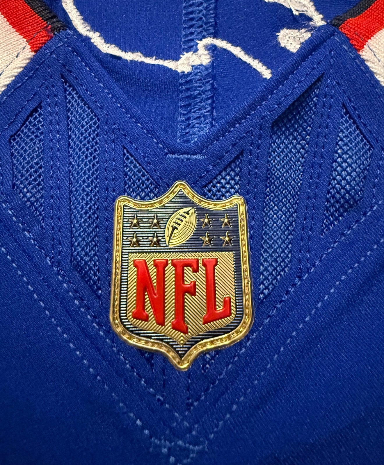 Josh Allen Buffalo Bills Jersey #17 Nike Vapor Fuse Elite Blue Size 44 (L) NFL
