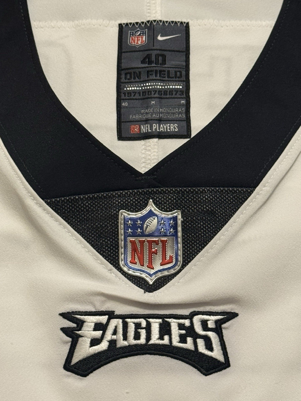Jason Kelce Philadelphia Eagles Jersey #62 Nike Vapor Elite White Size 40 (Medium) NFL