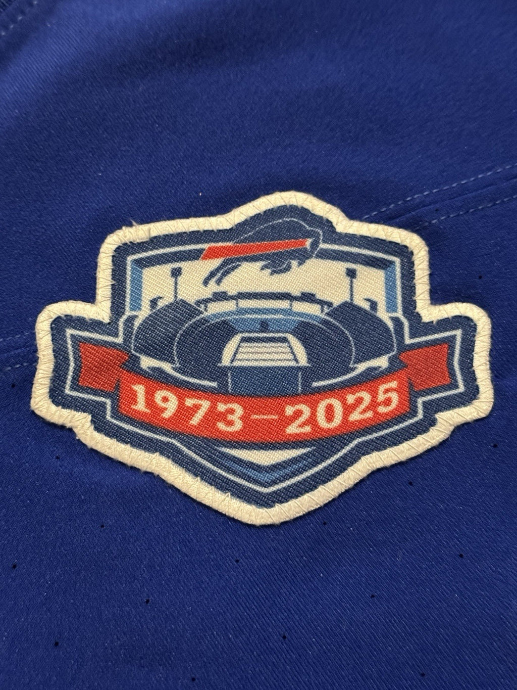 Keon Coleman Buffalo Bills Jersey #0 Nike Vapor Fuse Elite Blue Size 44 (L) NFL