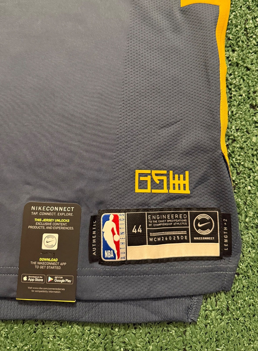 Steph Curry Golden State Warriors Jersey #30 Nike VaporKnit Authentic Gray Size 44 (M) NBA