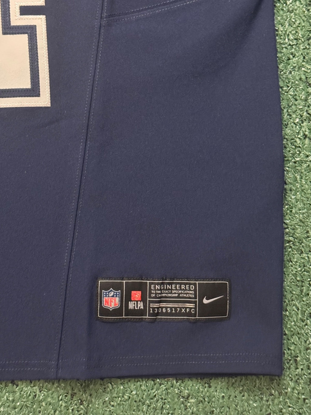 Dak Prescott Dallas Cowboys Jersey #4 Nike Vapor Fuse Elite Navy Size 40 (Medum) NFL