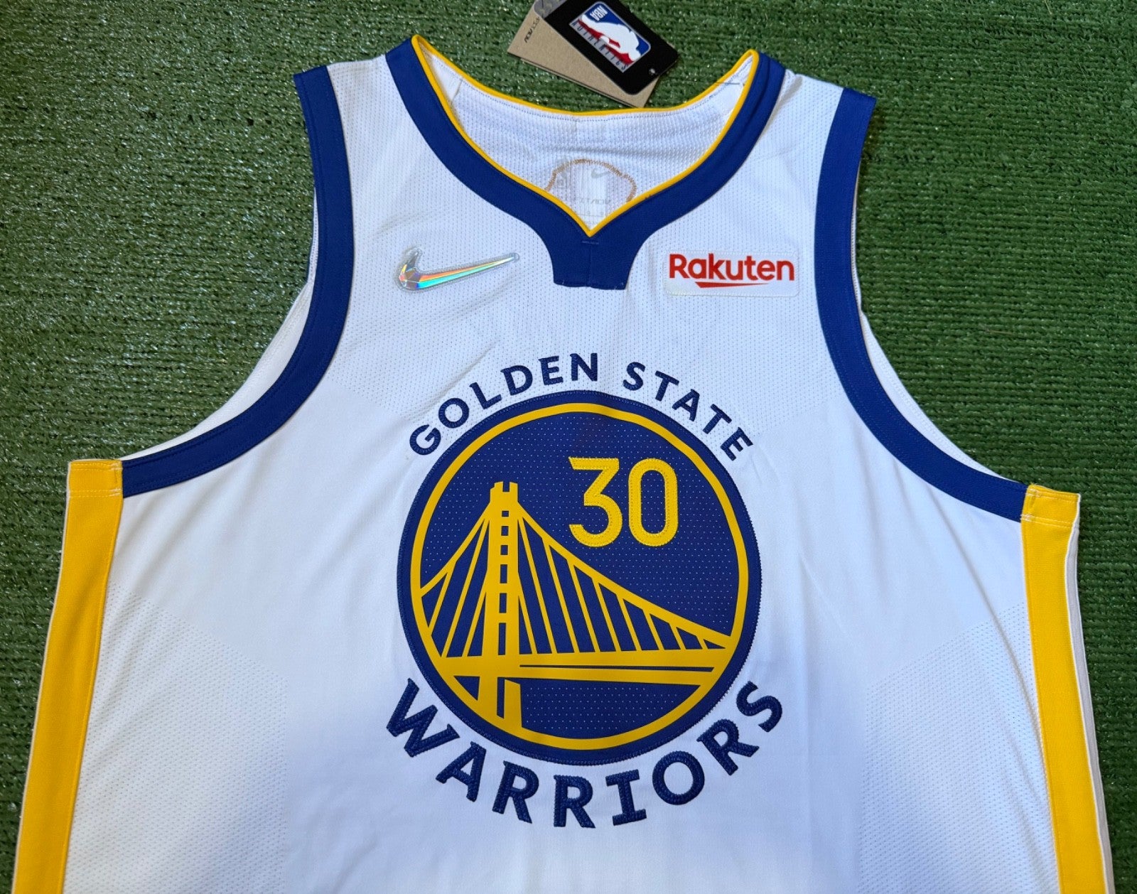 Steph Curry Golden State Warriors Jersey #30 Nike ADV Authentic White Size 48 (L) NBA