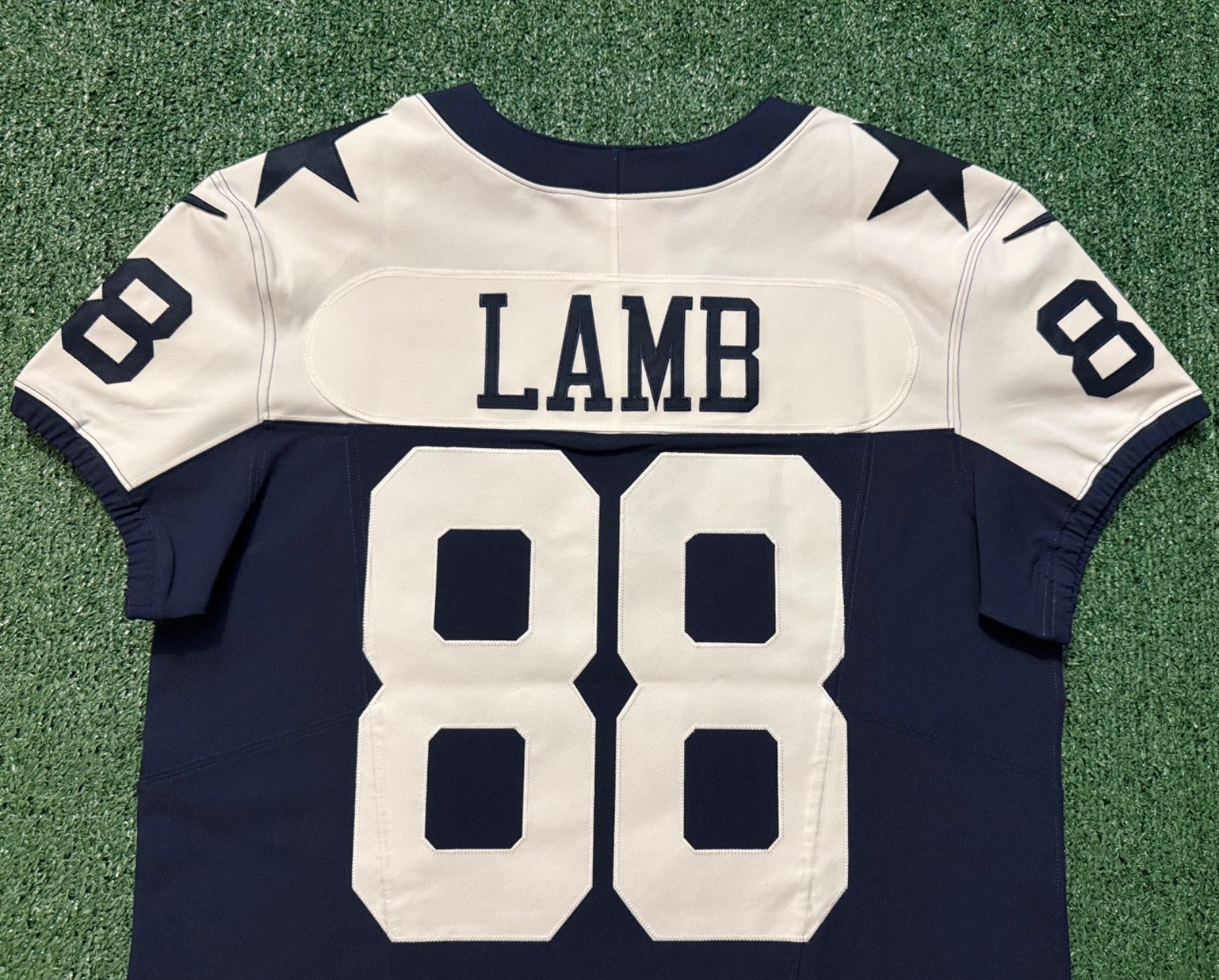 Ceedee Lamb Dallas Cowboys jersey #88 Nike Vapor FUSE Elite Navy size 44 (Large) NFL