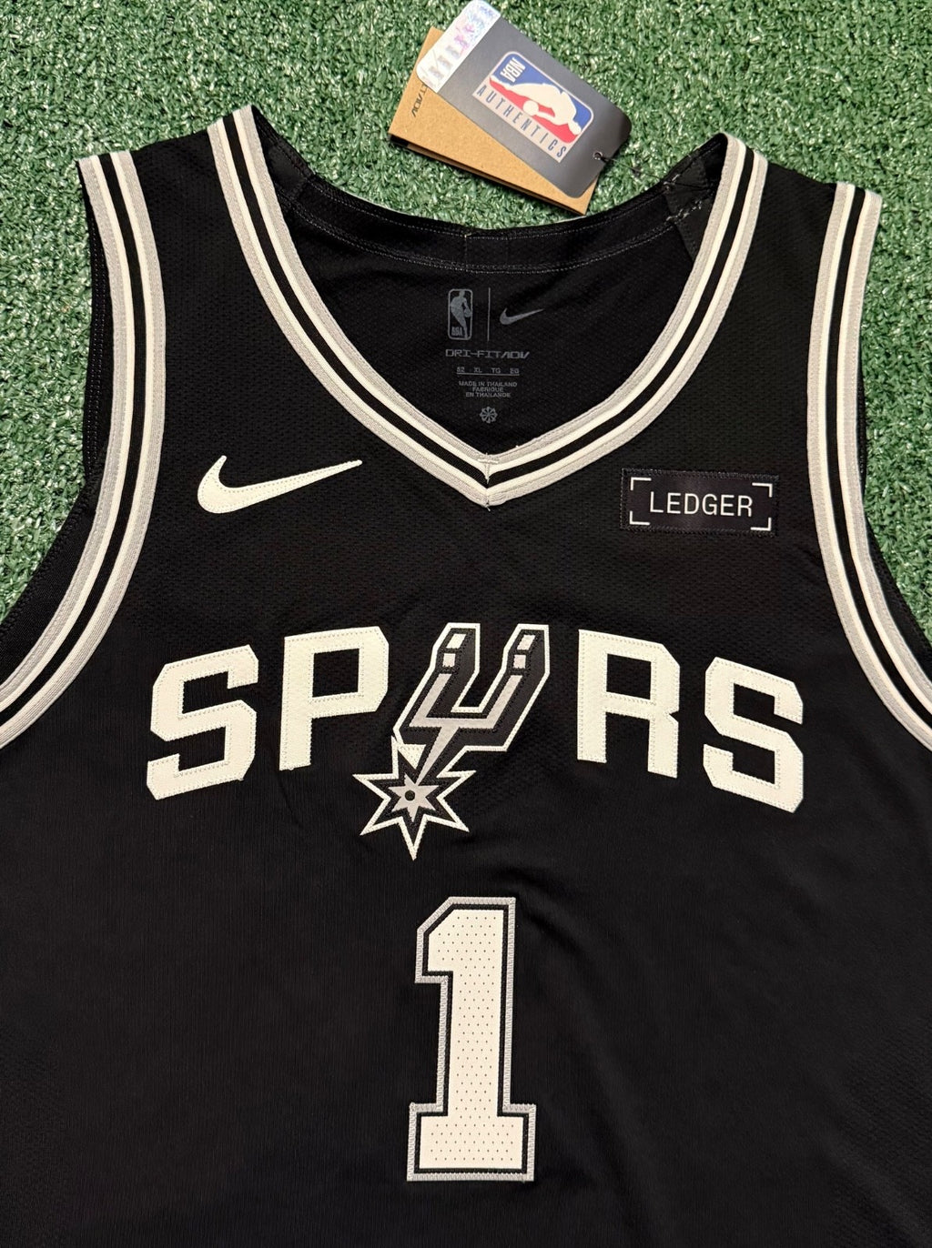Victor Wembanyama San Antonio Spurs Jersey #1 Nike ADV Authentic White Size 52 (XL) NBA