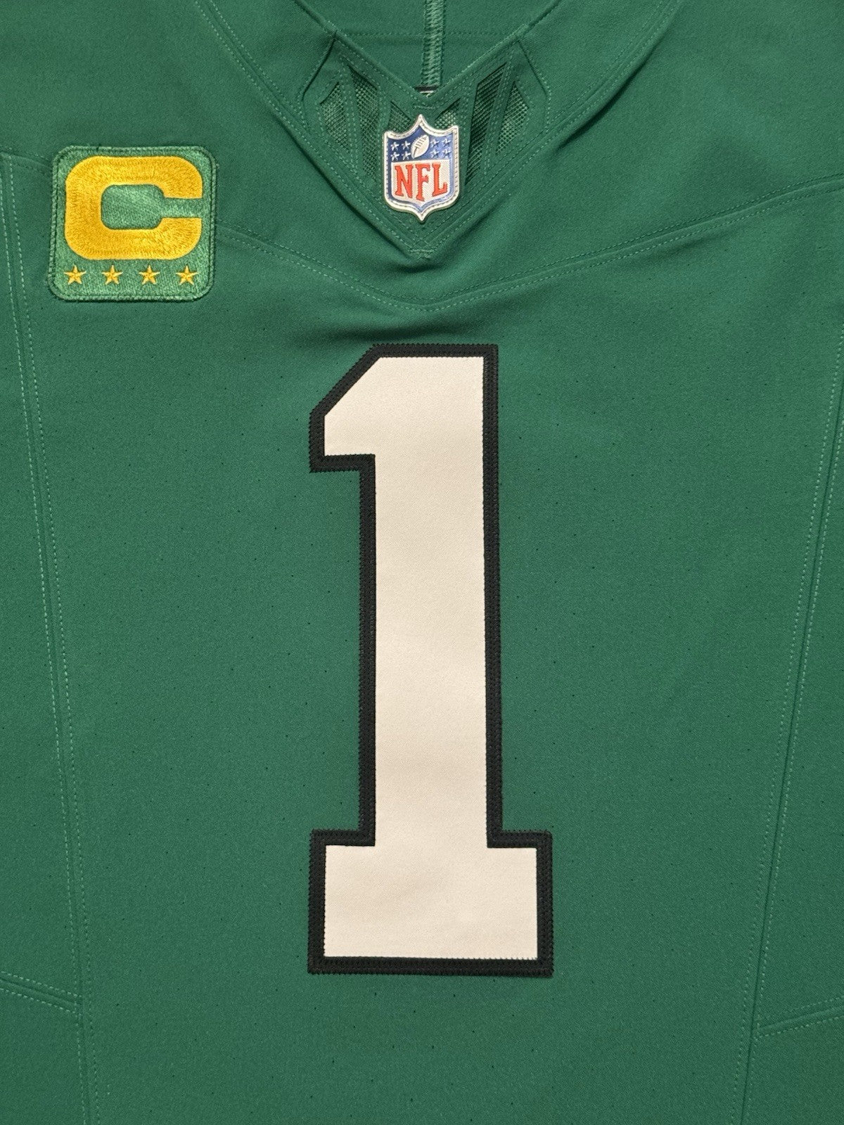 Jalen Hurts Philadelphia Eagles Jersey #1 Nike Vapor FUSE Elite Kelly Green size 48 (XL) NFL